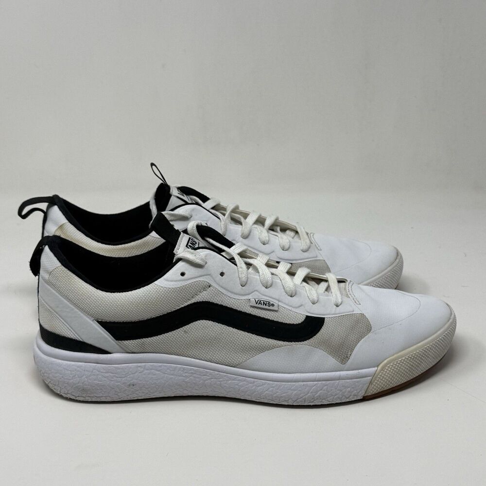 Vans Ultrarange EXO Shoes Mens 12 White Black Ripstop Mesh Gum Soles Sneakers